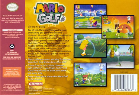 Mario Golf - Nintendo 64