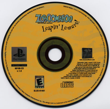 Zoboomafoo: Leapin' Lemurs! - PlayStation