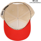 Fire Mario Super Mario Red & White Retro Snapback Hat