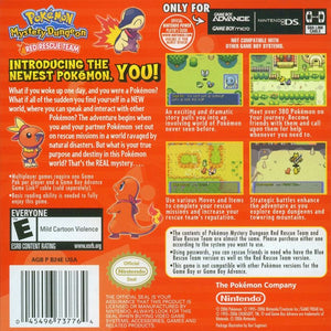 Pokémon Mystery Dungeon: Red Rescue Team - Game Boy Advance