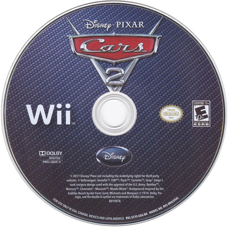 Disney•Pixar Cars 2 - Wii
