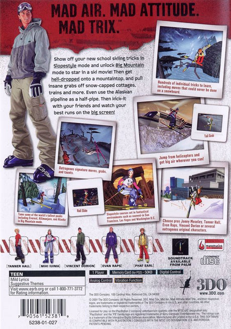 Jonny Moseley: Mad Trix - PlayStation 2