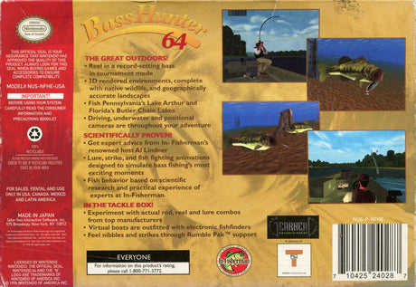 In-Fisherman Bass Hunter 64 - Nintendo 64