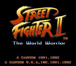 Street Fighter II - Super Nintendo