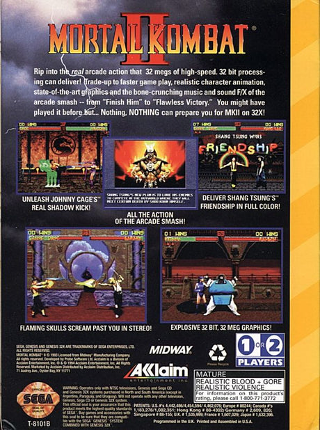 Mortal Kombat II - SEGA 32X