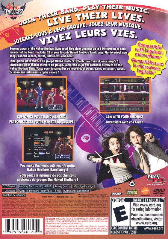 The Naked Brothers Band: The Video Game - PlayStation 2