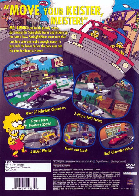 Simpsons: Road Rage - PlayStation 2