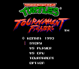Teenage Mutant Ninja Turtles: Tournament Fighters - NES