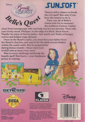 Beauty and the Beast: Belle's Quest - SEGA Genesis