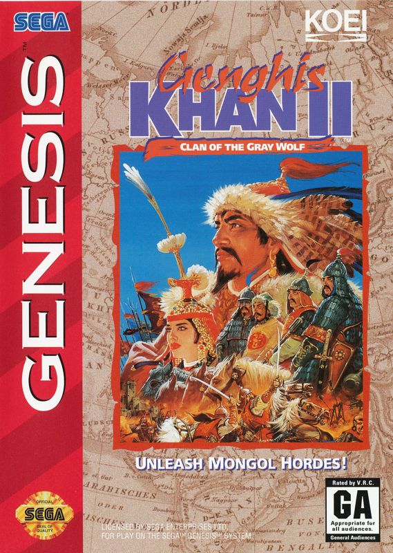 Genghis Khan II: Clan of the Gray Wolf - SEGA Genesis