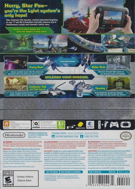 Star Fox Zero + Star Fox Guard Bundle - Wii U