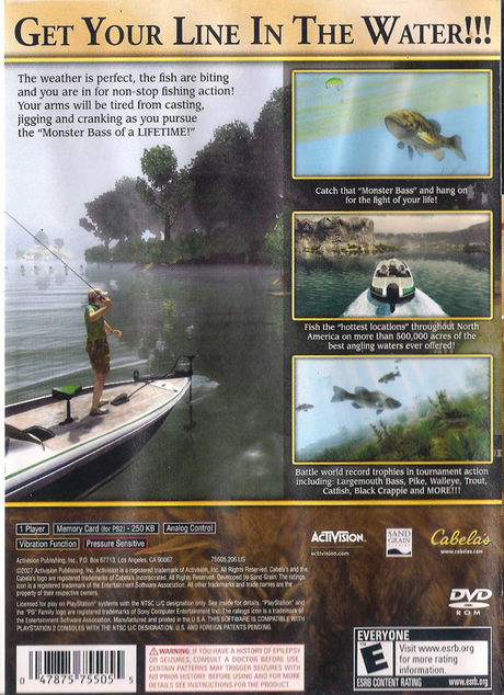 Cabela's Monster Bass - PlayStation 2