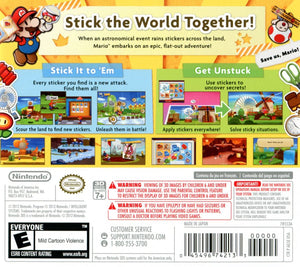 Paper Mario: Sticker Star - Nintendo 3DS