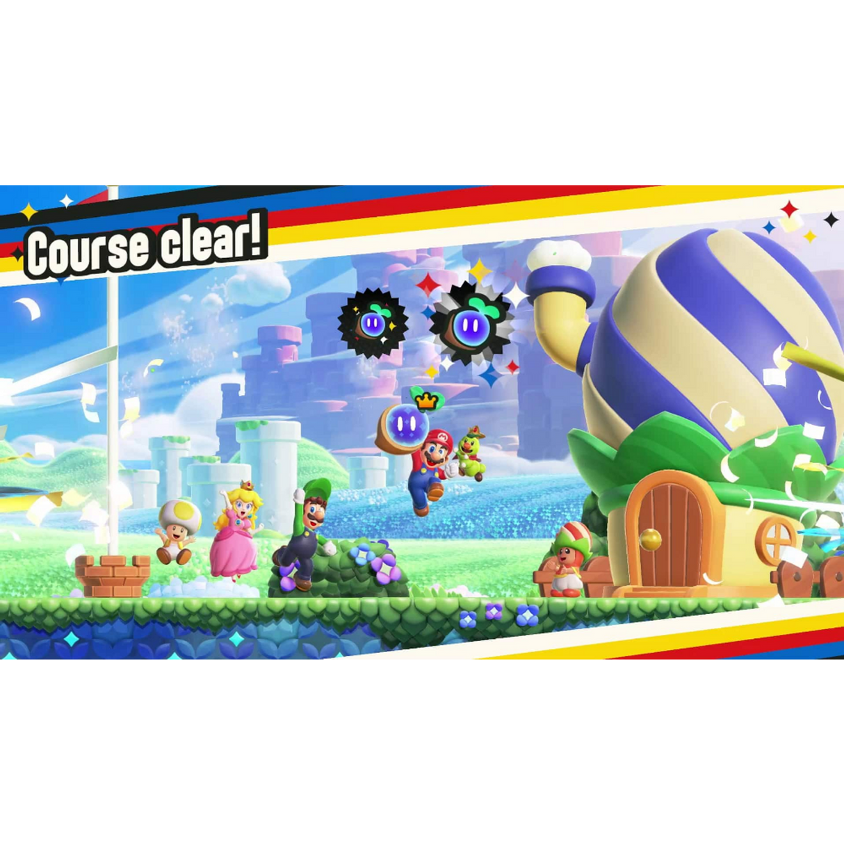 Nintendo Switch OLED Console + Super Mario Bros Wonder Bundle