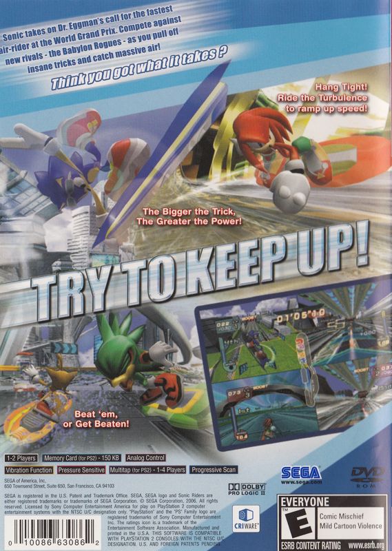 Sonic Riders - PlayStation 2