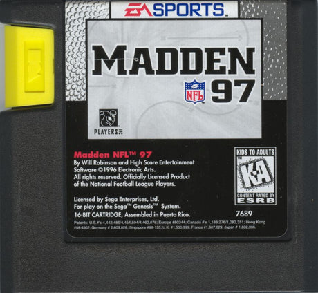 Madden NFL 97 - SEGA Genesis