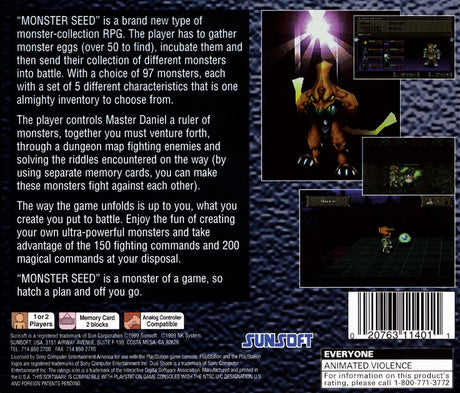 Monster Seed - PlayStation