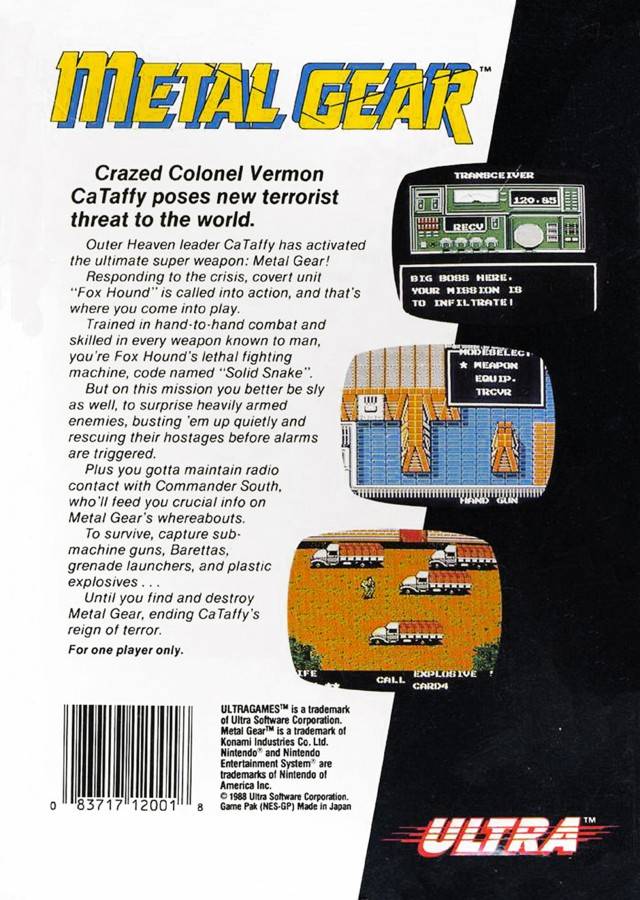 Metal Gear - NES