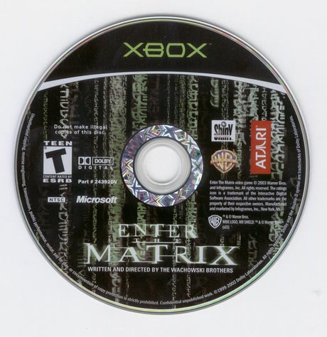 Enter the Matrix - Xbox