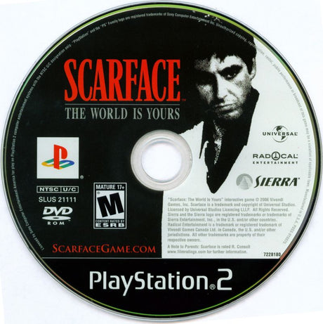 Scarface: The World Is Yours - PlayStation 2