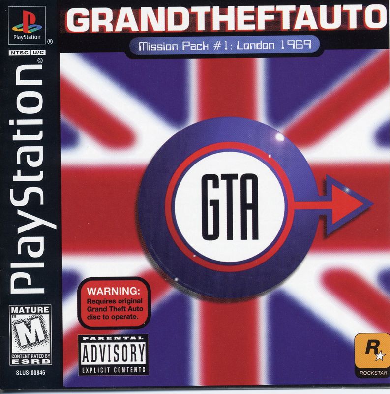 Grand Theft Auto: Mission Pack #1 - London 1969 - PlayStation
