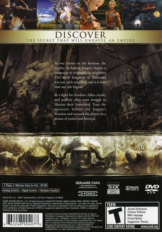 Final Fantasy XII - PlayStation 2