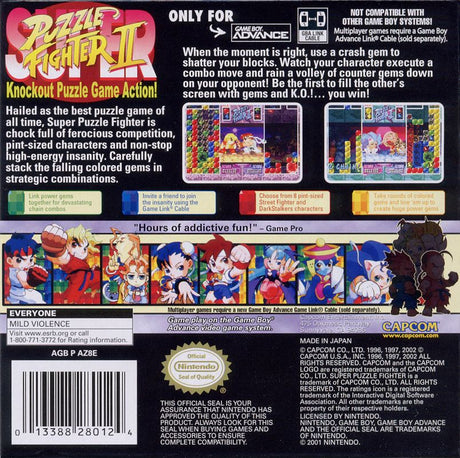 Super Puzzle Fighter II - Game Boy Advance