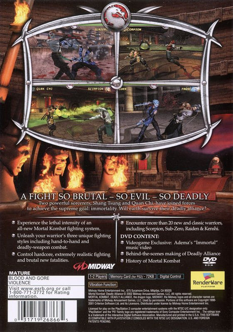 Mortal Kombat: Deadly Alliance - PlayStation 2