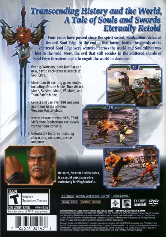 Soulcalibur II - PlayStation 2