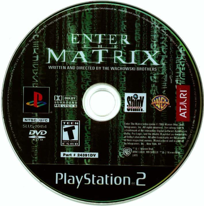 Enter the Matrix - PlayStation 2