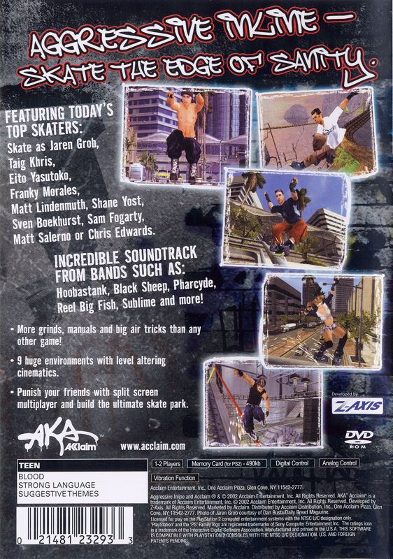 Aggressive Inline - PlayStation 2