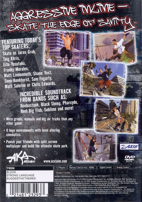 Aggressive Inline - PlayStation 2