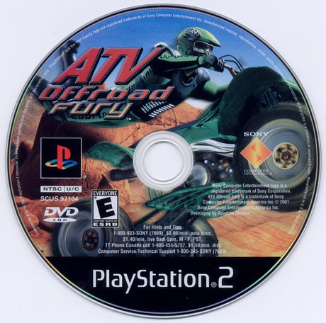 ATV Offroad Fury - PlayStation 2