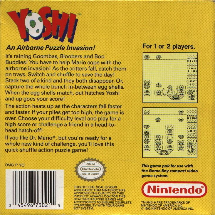 Yoshi - Game Boy