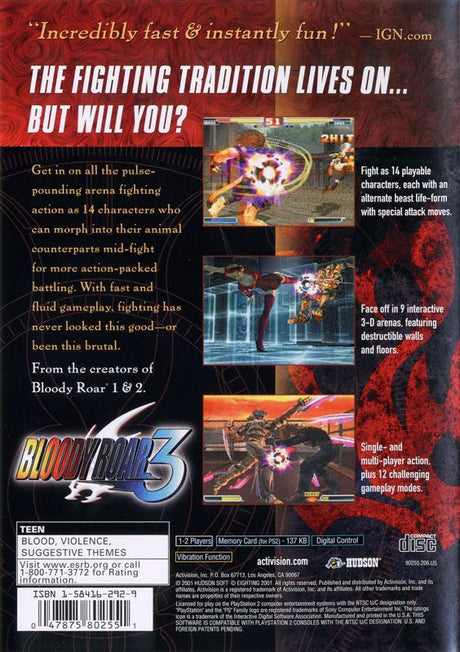 Bloody Roar 3 - PlayStation 2