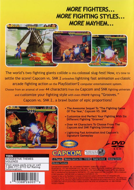 Capcom vs. SNK 2: Mark of the Millennium - PlayStation 2
