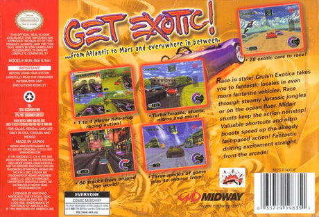 Cruis'n Exotica - Nintendo 64