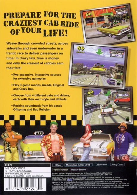Crazy Taxi - PlayStation 2