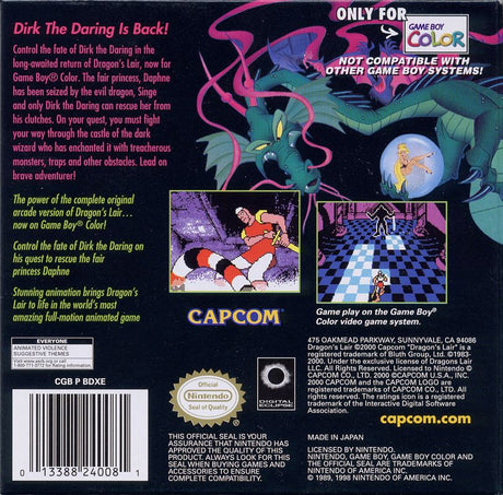 Dragon's Lair - Game Boy Color