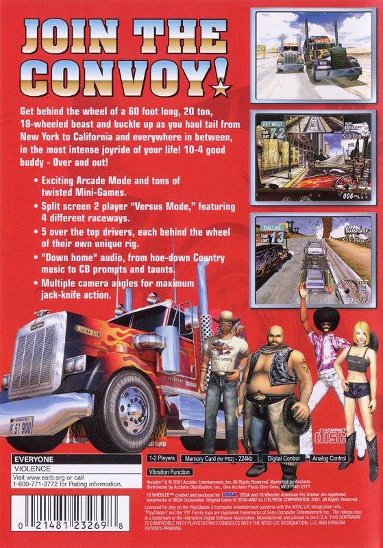Eighteen Wheeler: American Pro Trucker - PlayStation 2