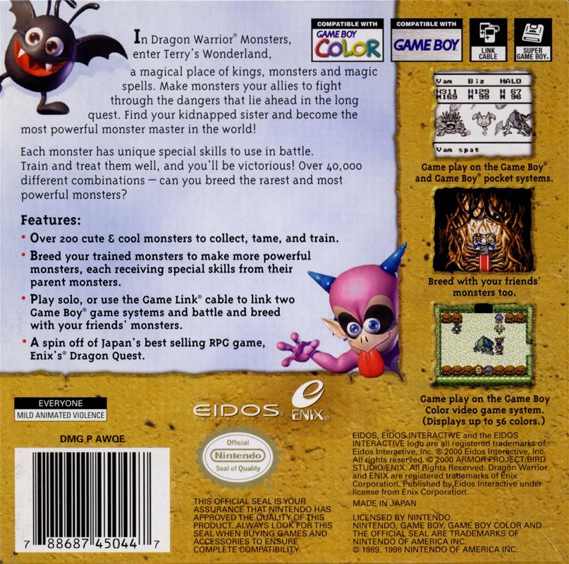 Dragon Warrior Monsters - Game Boy Color