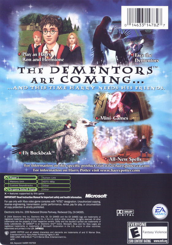 Harry Potter and the Prisoner of Azkaban - Xbox