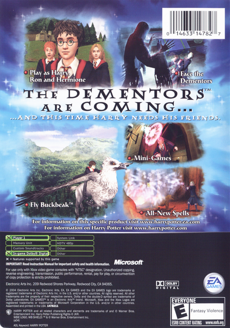 Harry Potter and the Prisoner of Azkaban - Xbox