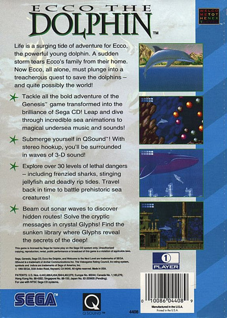 Ecco the Dolphin - SEGA CD