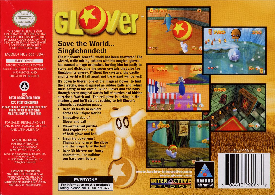 Glover - Nintendo 64