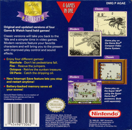 Game & Watch Gallery - Game Boy