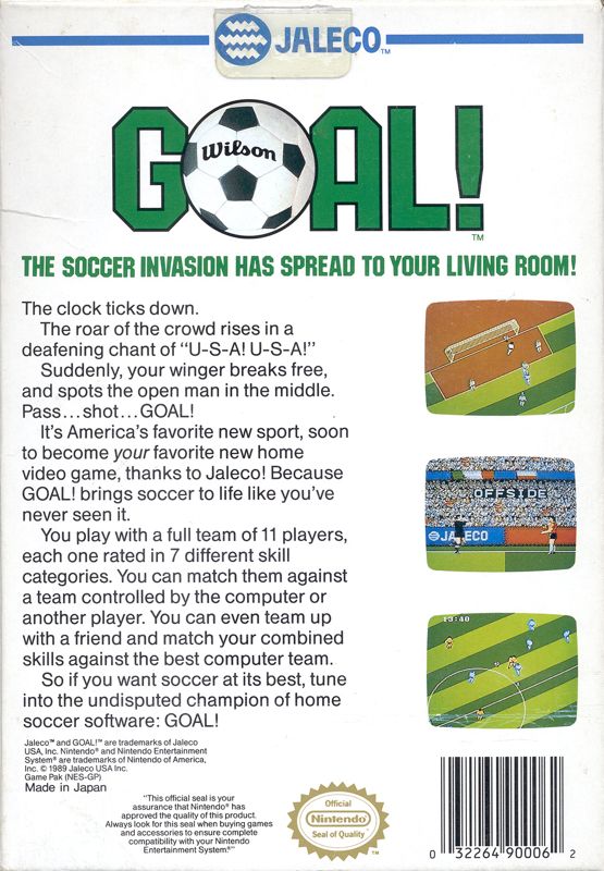 Goal! - NES