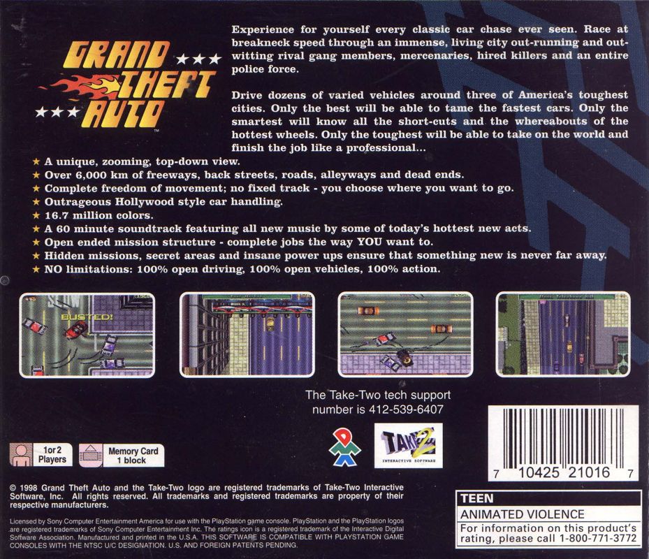 Grand Theft Auto - PlayStation