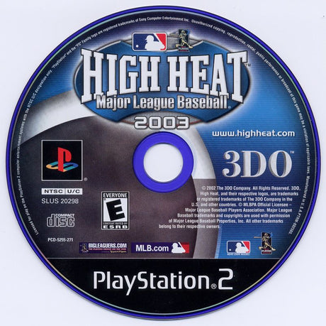 High Heat Major League Baseball 2003 - PlayStation 2