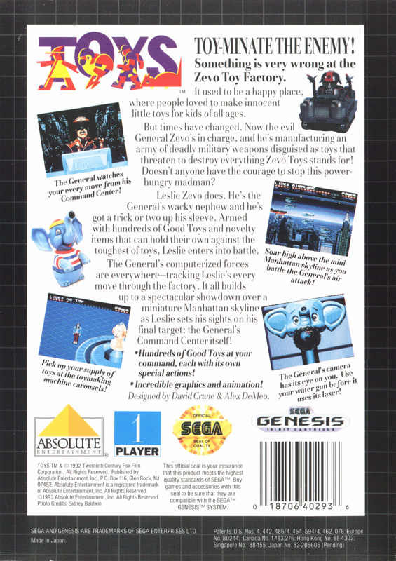 Toys - SEGA Genesis